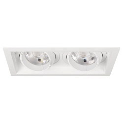 Светильник MS-VORTEX-BUILT-S250x140-2x30W Day4000 (WH-WH, 17 deg, 230V) (Arlight, IP20 Металл, 5 лет)