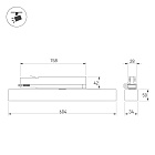 Светильник LGD-FLAT-4TR-S605-25W Warm3000 (BK, 100 deg, 230V) (Arlight, IP20 Металл, 3 года) Lednikoff
