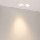 Светильник MS-VORTEX-BUILT-S210x117-2x20W Warm3000 (WH-WH, 40 deg, 230V) (Arlight, IP20 Металл, 5 лет) Lednikoff