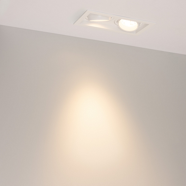 Светильник MS-VORTEX-BUILT-S210x117-2x20W Warm3000 (WH-WH, 40 deg, 230V) (Arlight, IP20 Металл, 5 лет) Lednikoff