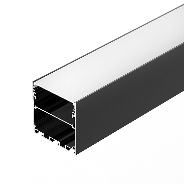 Профиль LINE-S-5050-2000 BLACK (Arlight, Алюминий) Lednikoff
