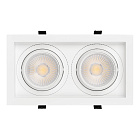 Светильник MS-VORTEX-BUILT-S250x140-2x30W Warm3000 (WH-WH, 50 deg, 230V) (Arlight, IP20 Металл, 5 лет) Lednikoff