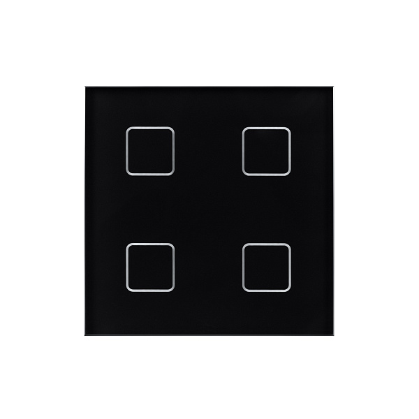 INTELLIGENT ARLIGHT Сенсорная панель DALI-301-11-IN Black (BUS/24V, Backlight) (IARL, IP20 Пластик, 5 лет) Lednikoff