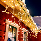 Гирлянда ARD-ICICLE-CLASSIC-5000x500-BLACK-160LED-STD Warm (230V, 10W, IP65) (Ardecoled, -) Lednikoff