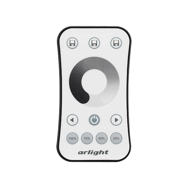 Пульт SMART-R9-DIM (1 зона, 2.4G) (Arlight, IP20 Пластик, 5 лет) Lednikoff