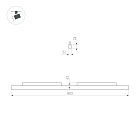 Светильник MAG-ORIENT-FLAT-L800-27W Warm3000 (WH, 100 deg, 48V, DALI) (Arlight, IP20 Металл, 5 лет)