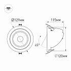 Светильник LTD-EXPLORER-R130-20W Day4000 (BK, 38 deg, 230V) (Arlight, IP20 Металл, 3 года) Lednikoff