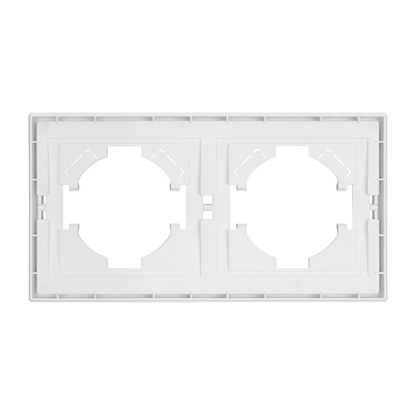 Рамка пластиковая FRM-TENDO-PL-2-WH (Arlight, Белый) Lednikoff