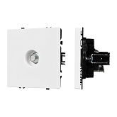 Механизм спутниковой розетки SCT-NOBE-MST1-SFPL-WH (SAT) (Arlight, Белый кварц)