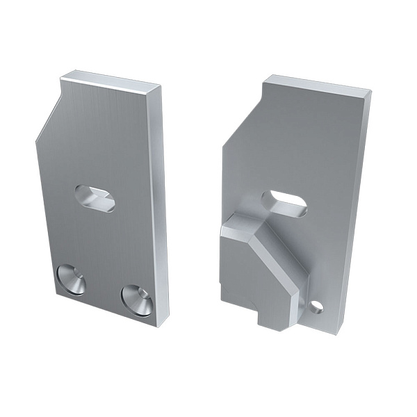 Заглушка для ALM-GLASS-6 левая с отверстием (Arlight, Металл) Lednikoff