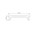 Экран STRETCH-25-CEIL-CENTER-5m OPAL-PVC (Arlight, -) Lednikoff