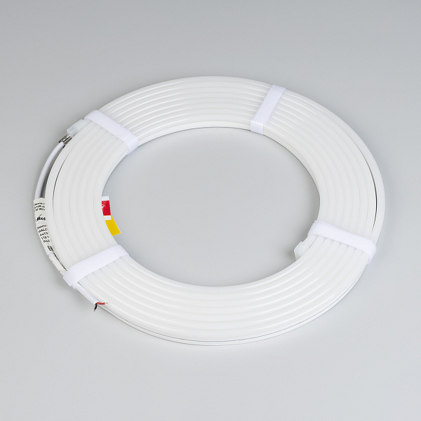 Светодиодная лента герметичная HALO-SIDE-A168-6x13mm 24V Yellow (10 W/m, IP67, 2835, 5m) (Arlight, Силикон)
