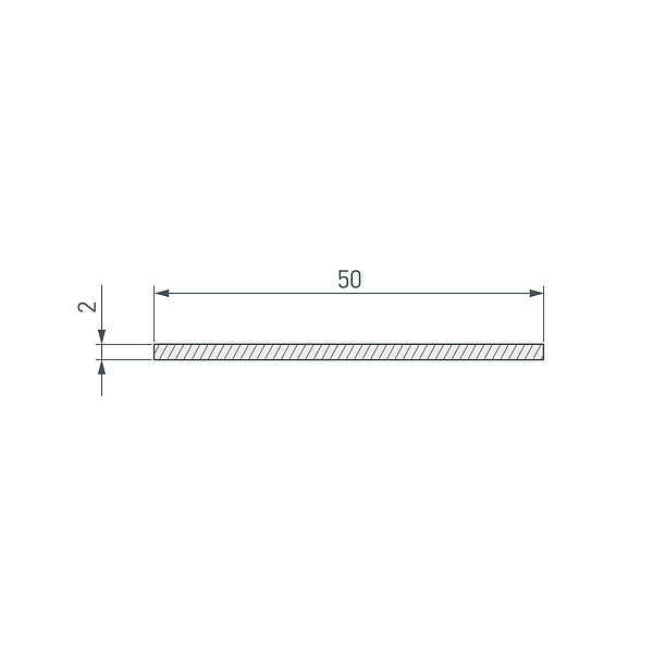Полоса ARH-W50-2000 ANOD (Arlight, Алюминий) Lednikoff