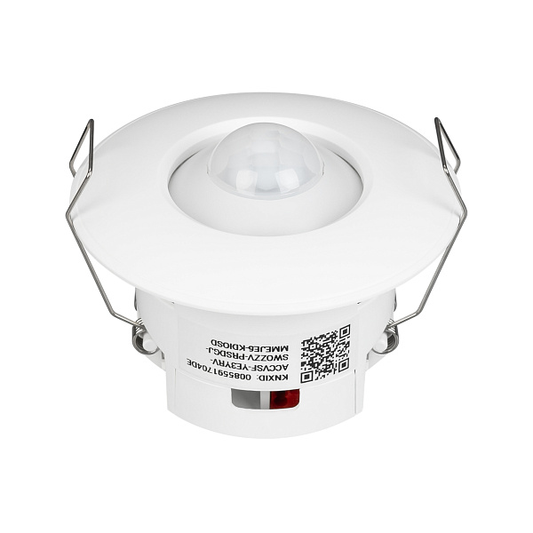 INTELLIGENT ARLIGHT Датчик движения KNX-SENS-301-15-72-IN White (BUS, KNX Secure, PIR) (IARL, IP20 Пластик, 3 года) Lednikoff