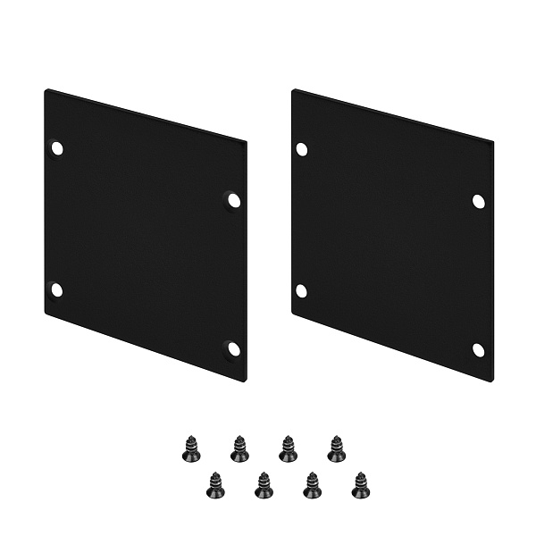 Заглушка LINE-S-5050 BLACK глухая (Arlight, Металл) Lednikoff