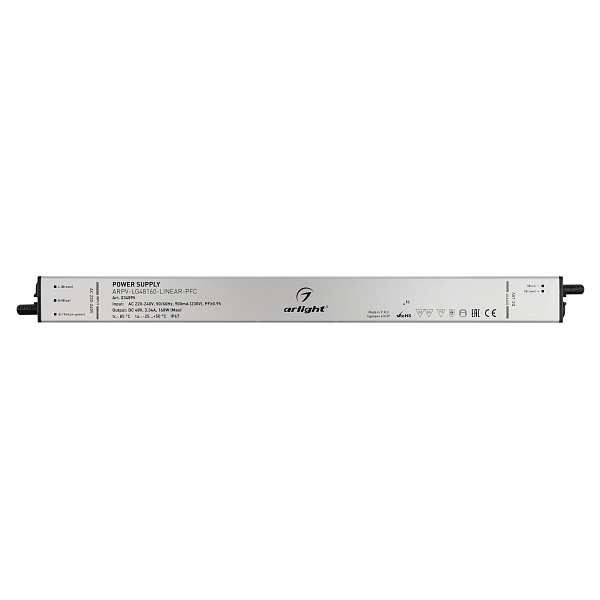 Блок питания ARPV-LG48160-LINEAR-PFC (48V, 3.34A, 160W) (Arlight, IP67 Металл, 5 лет) Lednikoff