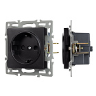 Механизм электрической розетки SCT-MEU1-PL-BK (250V, 16A) (Arlight, -) Lednikoff