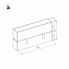 Светильник MAG-FLAT-FOLD-45-S605-18W Warm3000 (BK, 100 deg, 24V) (Arlight, IP20 Металл, 5 лет)