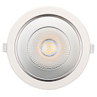 Светильник LTD-LEGEND-R115-10W Warm3000 (WH, 50 deg) (Arlight, IP20 Металл, 3 года) Lednikoff