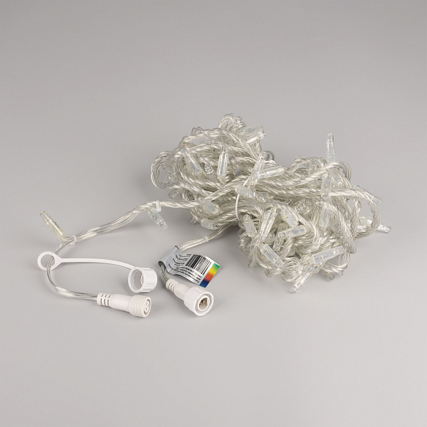 Светодиодная гирлянда ARD-STRING-CLASSIC-10000-CLEAR-100LED-LIVE RGB (230V, 7W) (Ardecoled, IP65) Lednikoff