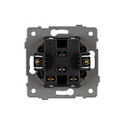 Механизм выключателя двухклавишный непроходной SWT-MK02-PL-WH-V (250V, 10A) (Arlight, -) Lednikoff