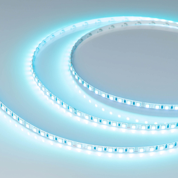 Светодиодная лента RT-G120-5mm 24V RGB (7.5 W/m, IP20, 3838, 5m) (Arlight, узкая) Lednikoff