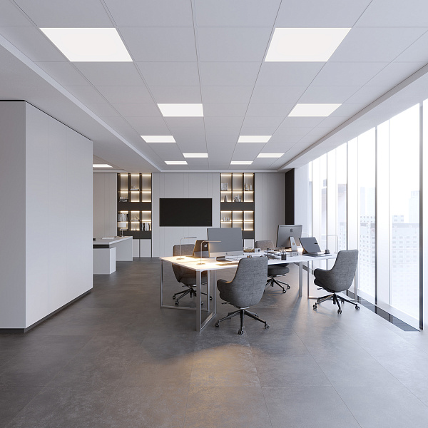 Светильник DL-TITAN-FRAMELESS-S600x600-40W Warm3000 (WH, 120 deg, CRI90, 230V) (Arlight, IP40 Металл, 5 лет) Lednikoff
