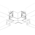 Угол S2-LINE-7977-X90 крестовой (Arlight, Металл) Lednikoff