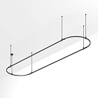 Основание ART-APRIORI-OVAL-ROD-800-4000x1000 (BK) (Arlight, IP20 Металл, 3 года)