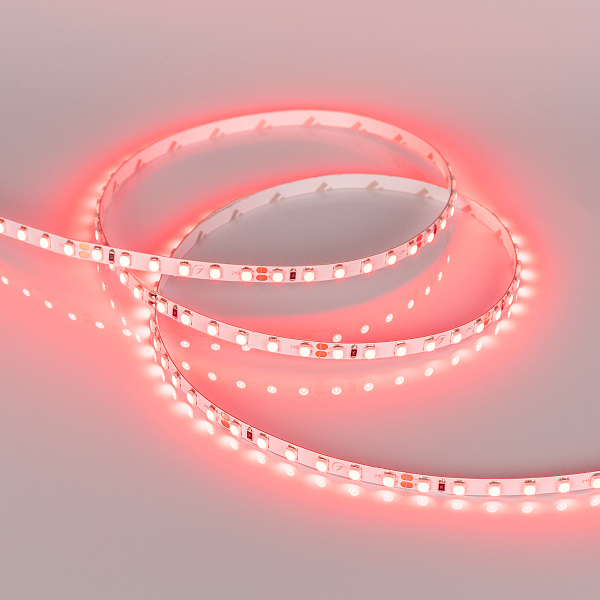 Светодиодная лента RT-A120-5mm 24V Red (9.6 W/m, IP20, 2835, 5m) (Arlight, 9.6 Вт/м, IP20) Lednikoff