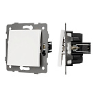 Механизм выключателя одноклавишный самовозвратный SWT-MKR1-PL-WH-V (250V, 10A) (Arlight, -) Lednikoff