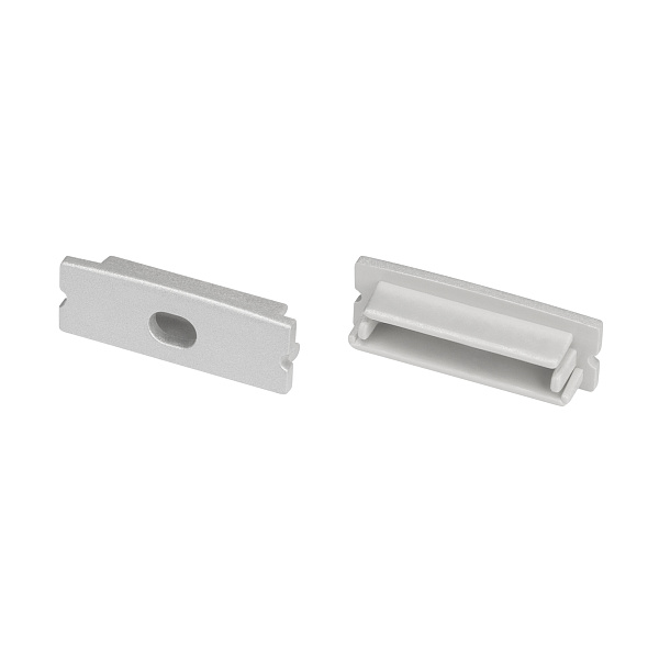 Заглушка LINE-3010 SILVER с отверстием (Arlight, Пластик) Lednikoff