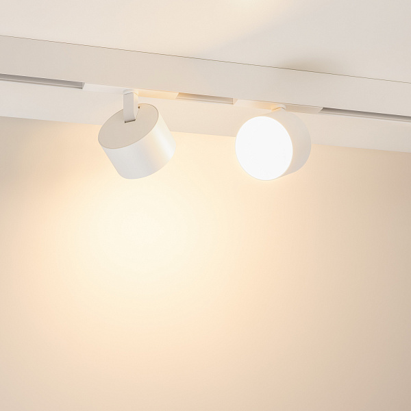 Светильник MAG-ORIENT-RONDO-R90-9W Warm3000 (WH, 110 deg, 48V) (Arlight, IP20 Металл, 5 лет)
