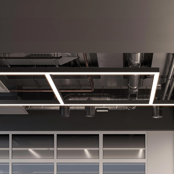 Профиль LINE-6070-3000 ANOD BLACK (Arlight, Алюминий) Lednikoff