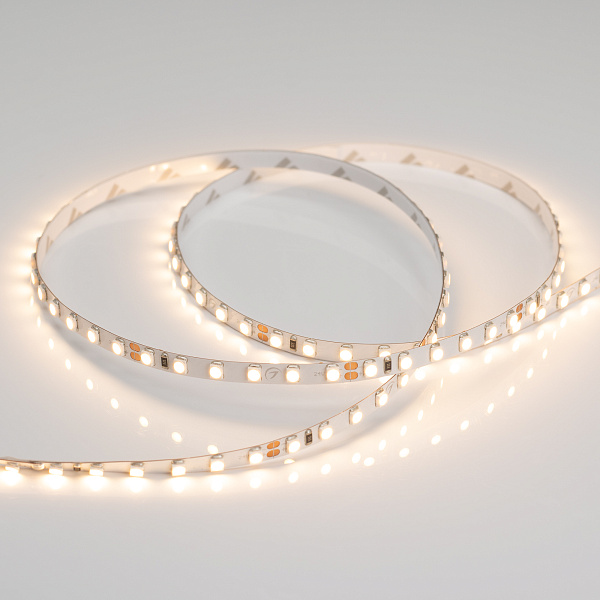 Светодиодная лента RT 2-5000 24V Warm2400 5mm 2x (3528, 600 LED, LUX) (Arlight, 9.6 Вт/м, IP20) Lednikoff