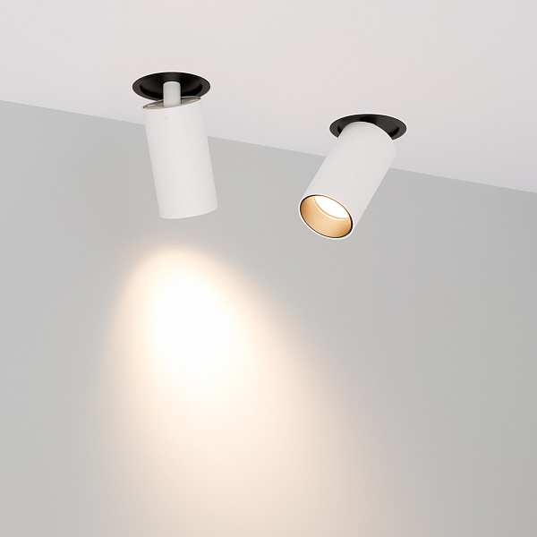 Светильник SP-NUANCE-TRIMLESS-PULL-R35-7W Warm3000 (WH, 36 deg, 230V) (Arlight, IP40 Металл, 5 лет) Lednikoff
