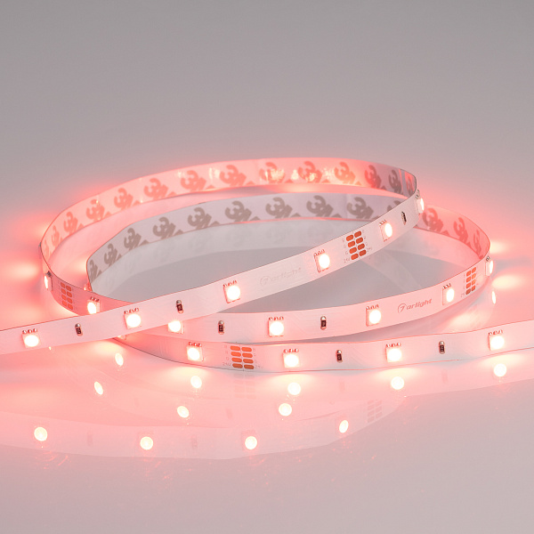 Светодиодная лента RT-B30-10mm 24V RGB (7.2 W/m, IP20, 5060, 5m) (Arlight, Открытый) Lednikoff