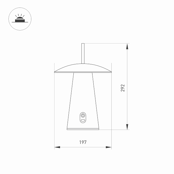 Светильник SP-PATIO-TAB-2W Warm3000 (WH, 127 deg) (Arlight, IP54 Металл, 2 года) Lednikoff