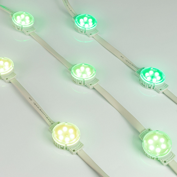 Модуль управляемый SPI-F6-D40 24V RGB-RAM-Auto (1.25W, IP68, 120 deg) (Arlight, Пластик, 3 года) Lednikoff