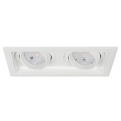 Светильник MS-VORTEX-BUILT-S170x90-2x12W Day4000 (WH-WH, 40 deg, 230V) (Arlight, IP20 Металл, 5 лет)