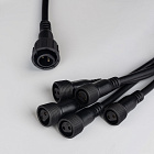 Коннектор питания ARD-CLASSIC-SYNC-RGB Black (230V, 5 ports) (Ardecoled, Закрытый) Lednikoff