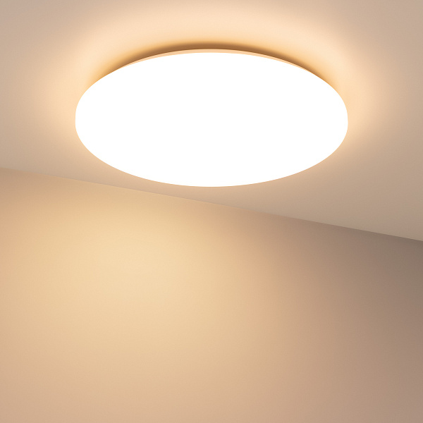 Светильник SP-FAVOR-R600-50W Day4000-MIX-RGB (WH, 100 deg, 230V, Tuya Zigbee) (Arlight, IP54 Пластик, 3 года) Lednikoff
