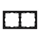 Рамка пластиковая FRM-NOBE-SFPL-2-BK (Arlight, Черный оникс) Lednikoff