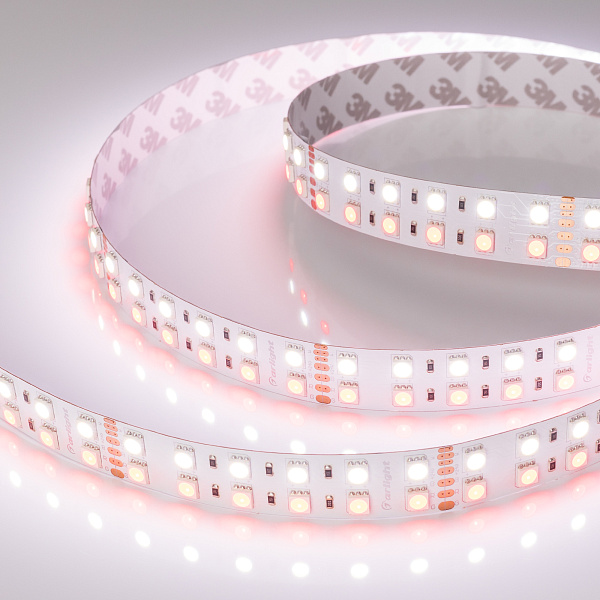 Светодиодная лента RT-B144-19mm 24V RGBW-White (32 W/m, IP20, 5060, 5m) (Arlight, 32 Вт/м, IP20) Lednikoff