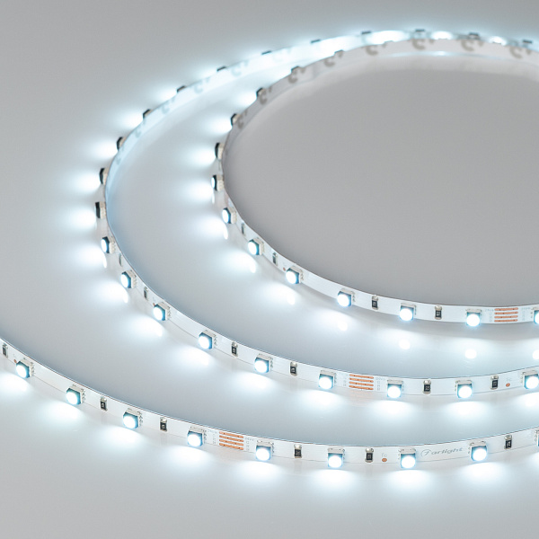 Светодиодная лента MINI-F60-5mm 24V RGB (6 W/m, IP20, 3535, 5m) (Arlight, узкая) Lednikoff