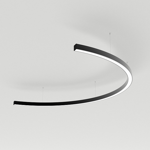 Светильник SP-LINE-HANG-ARC-C3535-D1500-53W Warm3000 (BLACK, 230V) (Arlight, Металл) Lednikoff