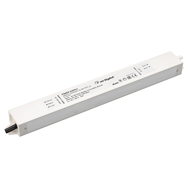 Блок питания ARPV-LG24045-SLIM-PFC-D (24V, 1.9A, 45W) (Arlight, IP67 Металл, 5 лет) Lednikoff