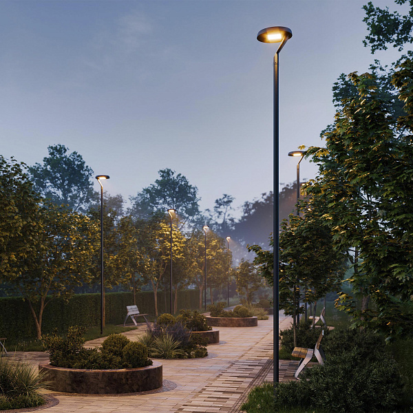 Светильник ALT-DEKKEL-50W Warm3000 (BK, 145x40 deg, 230V) (Arlight, IP65 Металл, 5 лет) Lednikoff