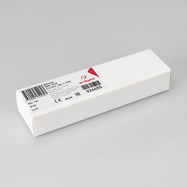 Диммер DIM118-M (12-24V, 10A, 1-10V) (Arlight, IP20 Металл, 2 года) Lednikoff