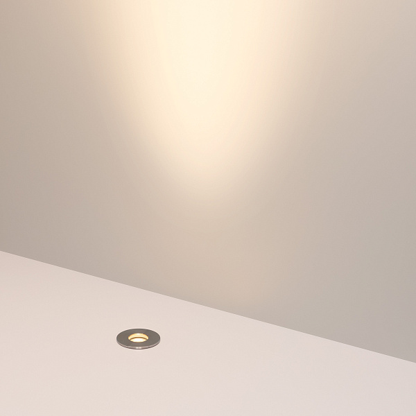 Светильник ART-GROUND-R40-3W Warm3000 (SL, 36 deg, 24V) (Arlight, IP67 Металл, 3 года) Lednikoff